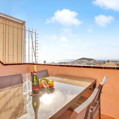 Atico De Lujo Con Gran Terraza, Piscina Climatizada Y Parking En Cristianos - Es-347-4 아로나